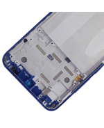 Xiaomi Mi A3 İle Uyumlu Ekran Dokunmatik Amoled Ekran) (Mavi)  Çerçeveli - Görsel 4