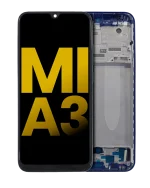 Xiaomi Mi A3 İle Uyumlu Ekran Dokunmatik Amoled Ekran) (Mavi)  Çerçeveli - Görsel 6