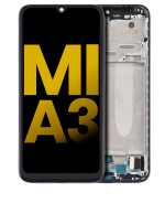 Xiaomi Mi A3 İle Uyumlu Ekran Dokunmatik Amoled Ekran) (Siyah)  Çerçeveli - Görsel 5