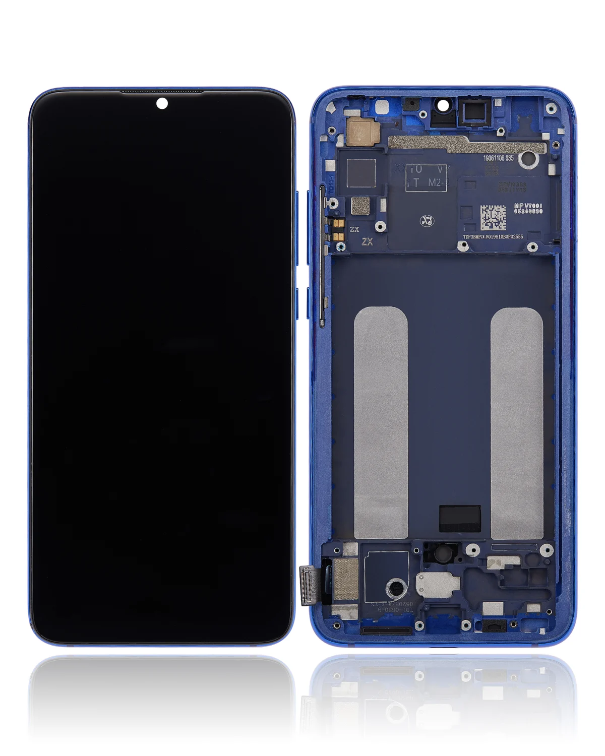 Xiaomi Mi CC9 İle Uyumlu Ekran Dokunmatik Çerçeveli (Aftermarket: Incell - Aurora Blue)