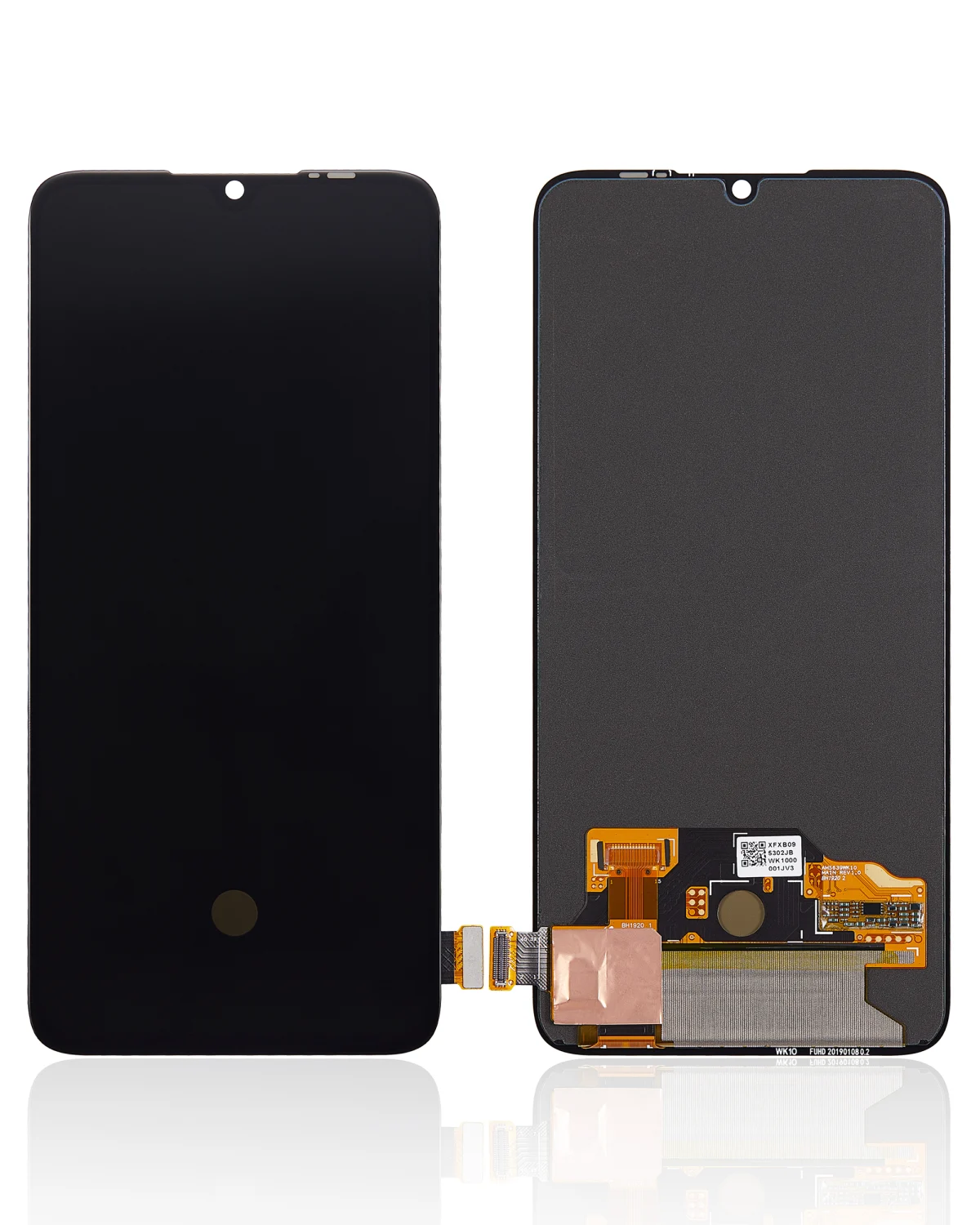 Xiaomi Mi CC9 İle Uyumlu Ekran Dokunmatik Çerçevesiz   (Amoled Ekran - Tüm Renkler Uyumlu)
