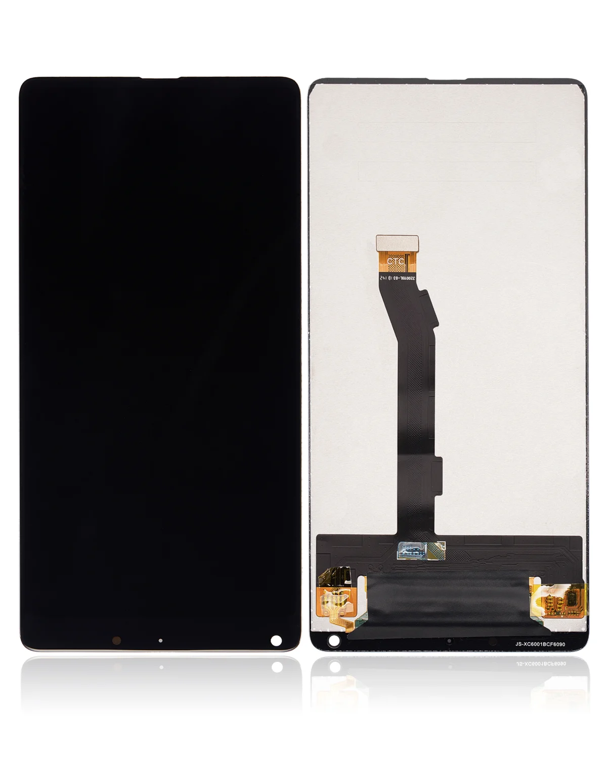 Xiaomi Mi Mix 2 İle Uyumlu Ekran Dokunmatik Çerçevesiz Orijinal (Siyah)