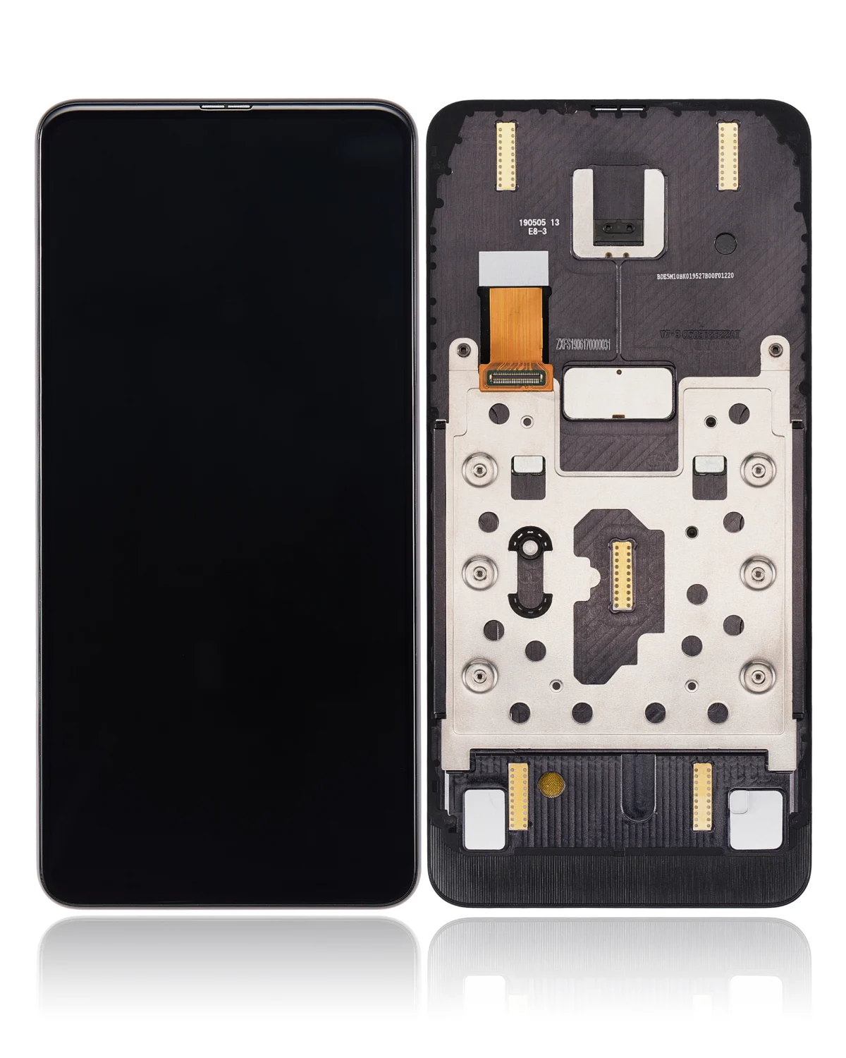 Xiaomi Mi Mix 3 İle Uyumlu Ekran Dokunmatik Çerçeveli   (Amoled Ekran - Tüm Renkler Uyumlu)
