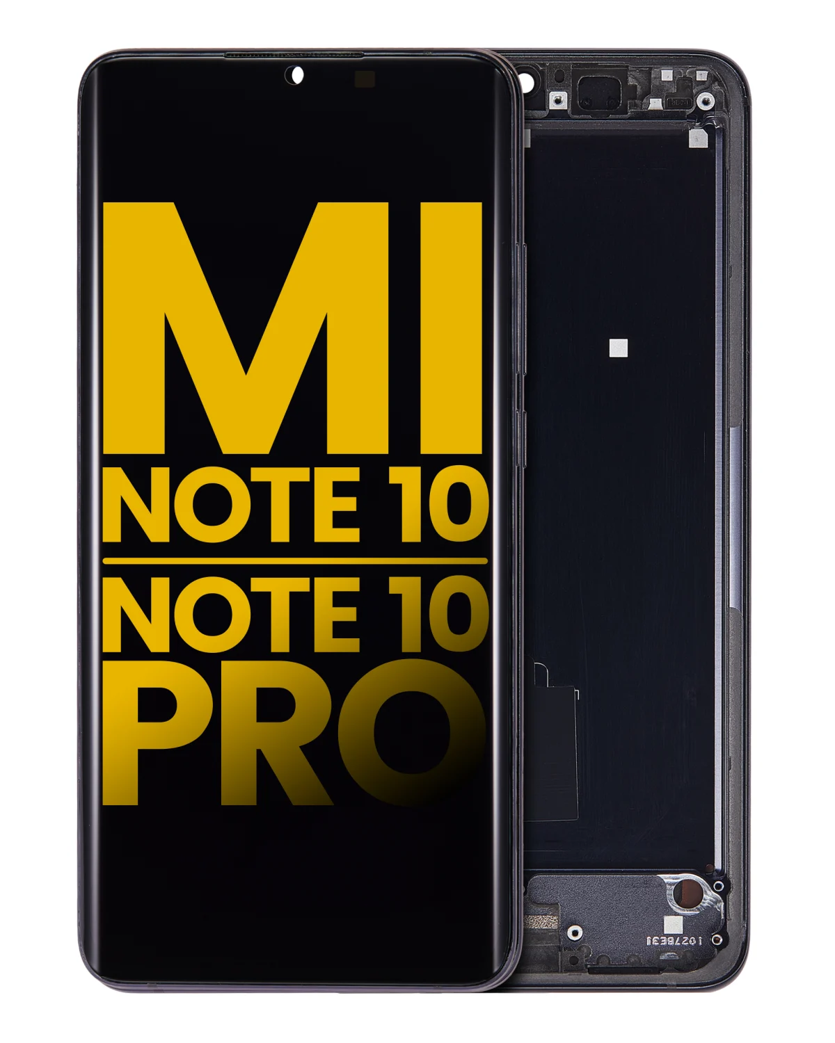 Xiaomi Mi Note 10 Pro İle Uyumlu Ekran Dokunmatik Çerçeveli   (Amoled Ekran - Gece Yarısı Siyahı) - Görsel 2