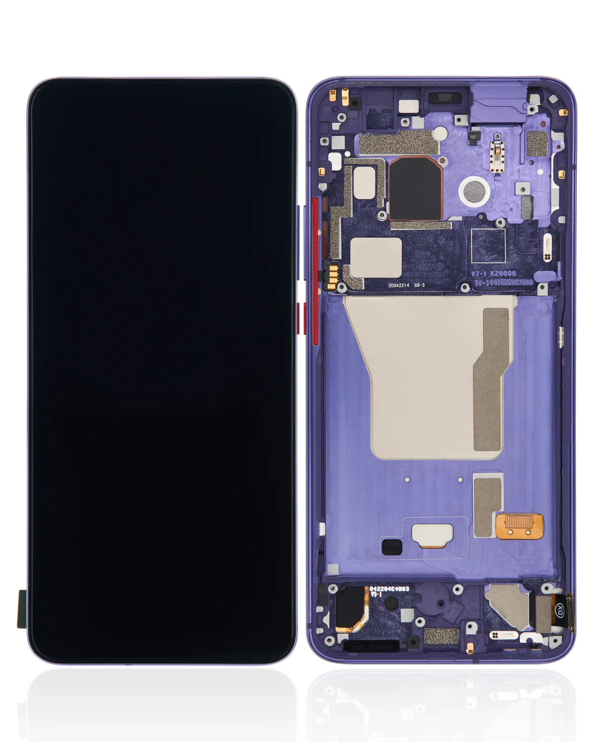 Xiaomi Poco F2 Pro İle Uyumlu Ekran Dokunmatik Çerçeveli Oled (Elektrik Moru)