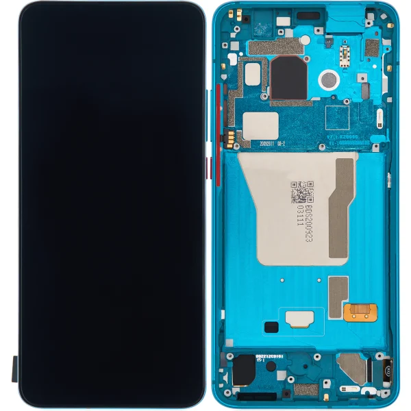 Xiaomi Poco F2 Pro İle Uyumlu Ekran Dokunmatik Çerçeveli Oled (Neon Mavi)