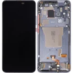 Xiaomi Poco F2 Pro İle Uyumlu Ekran Dokunmatik Çerçeveli Orijinal Amoled Ekran (Cyber Gray)