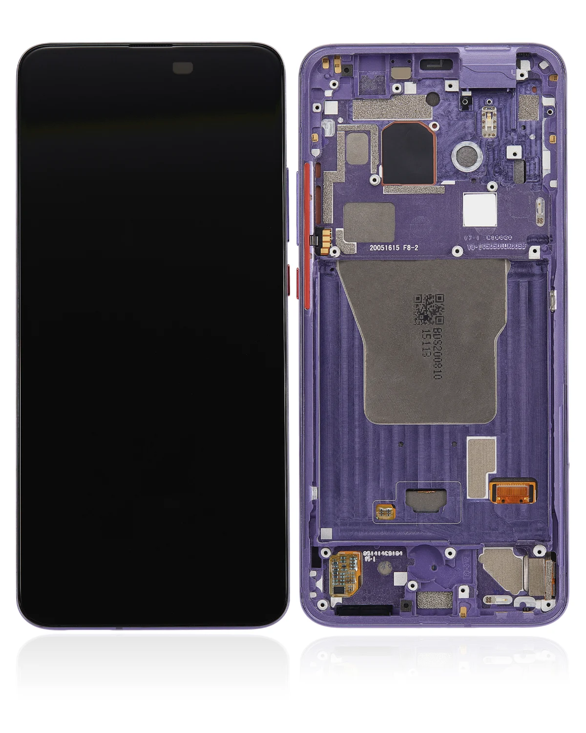 Xiaomi Poco F2 Pro İle Uyumlu Ekran Dokunmatik Çerçeveli Orijinal Amoled Ekran (Elektrik Moru)