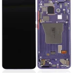 Xiaomi Poco F2 Pro İle Uyumlu Ekran Dokunmatik Çerçeveli Orijinal Amoled Ekran (Elektrik Moru)