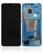 Xiaomi Poco F2 Pro İle Uyumlu Ekran Dokunmatik Çerçeveli Orijinal Amoled Ekran (Neon Mavi)