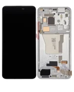 Xiaomi Poco F2 Pro İle Uyumlu Ekran Dokunmatik Çerçeveli Orijinal Amoled Ekran (Phantom Beyazı)