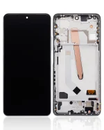 Xiaomi Poco F3 İle Uyumlu Çerçeveli Ekran Dokunmatik Orijinal (Arctic White)