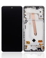 Xiaomi Poco F3 İle Uyumlu Ekran Dokunmatik Çerçeveli (Amoled Ekran) (Arctic White)