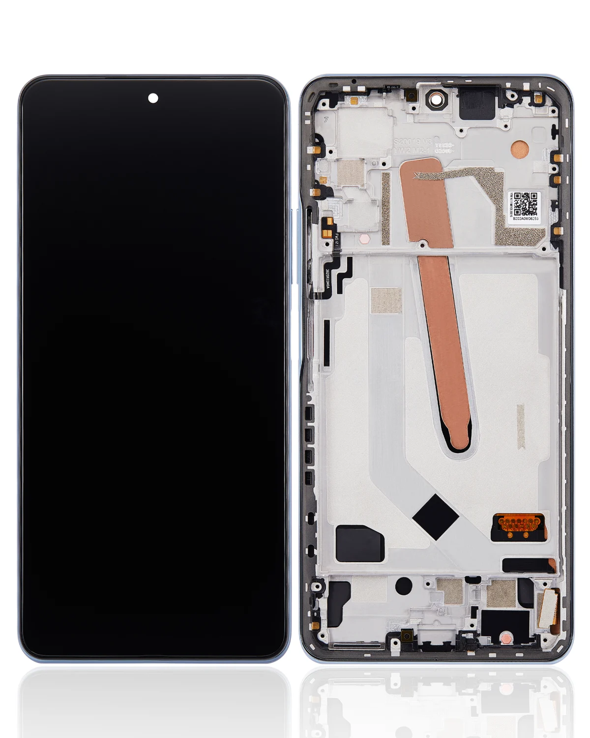 Xiaomi Poco F3 İle Uyumlu Ekran Dokunmatik Çerçeveli Orijinal Kalite (Derin Okyanus Mavisi)