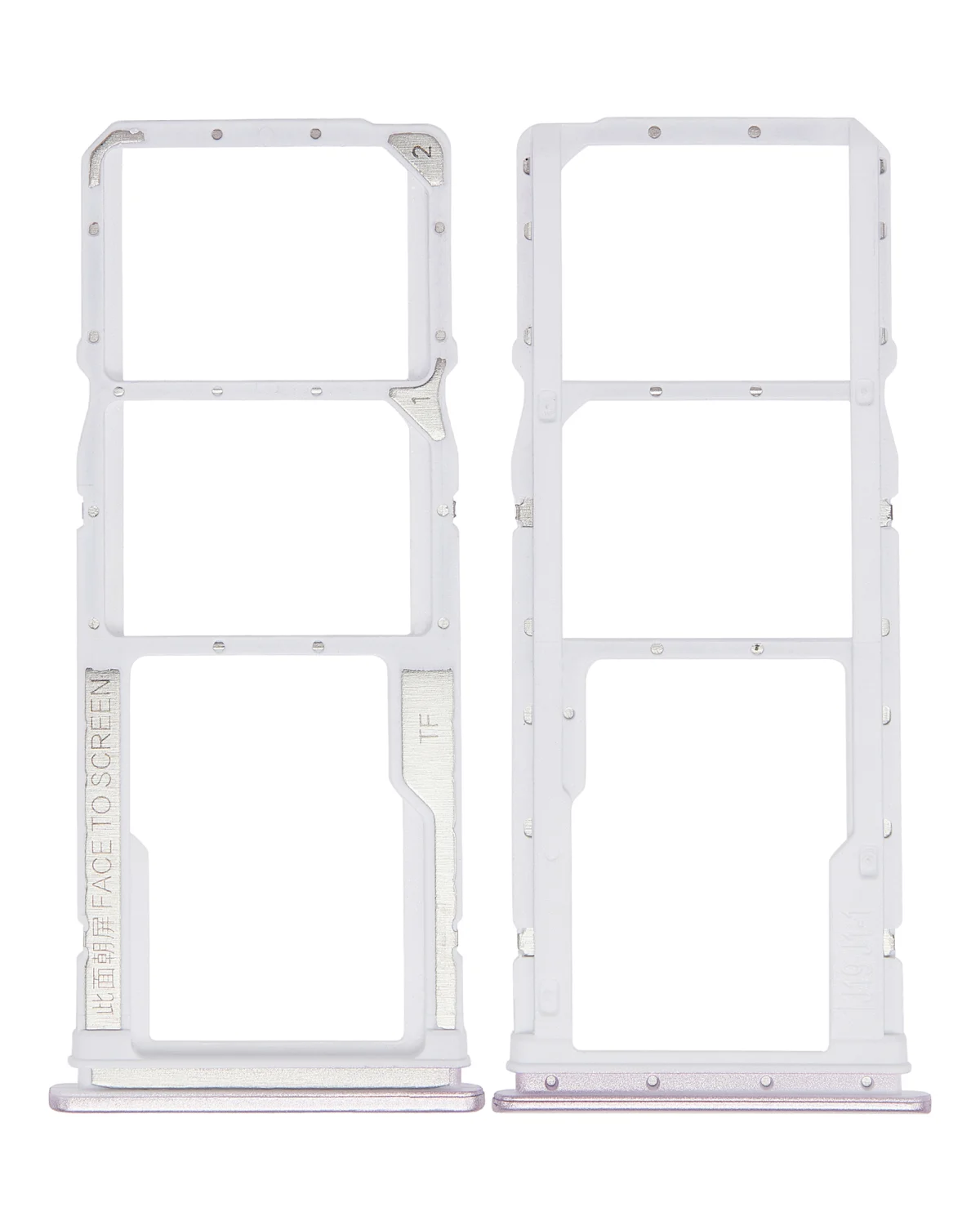 Xiaomi Poco M2 İle Uyumlu Çift Sim Kart Tepsisi (Pembe)