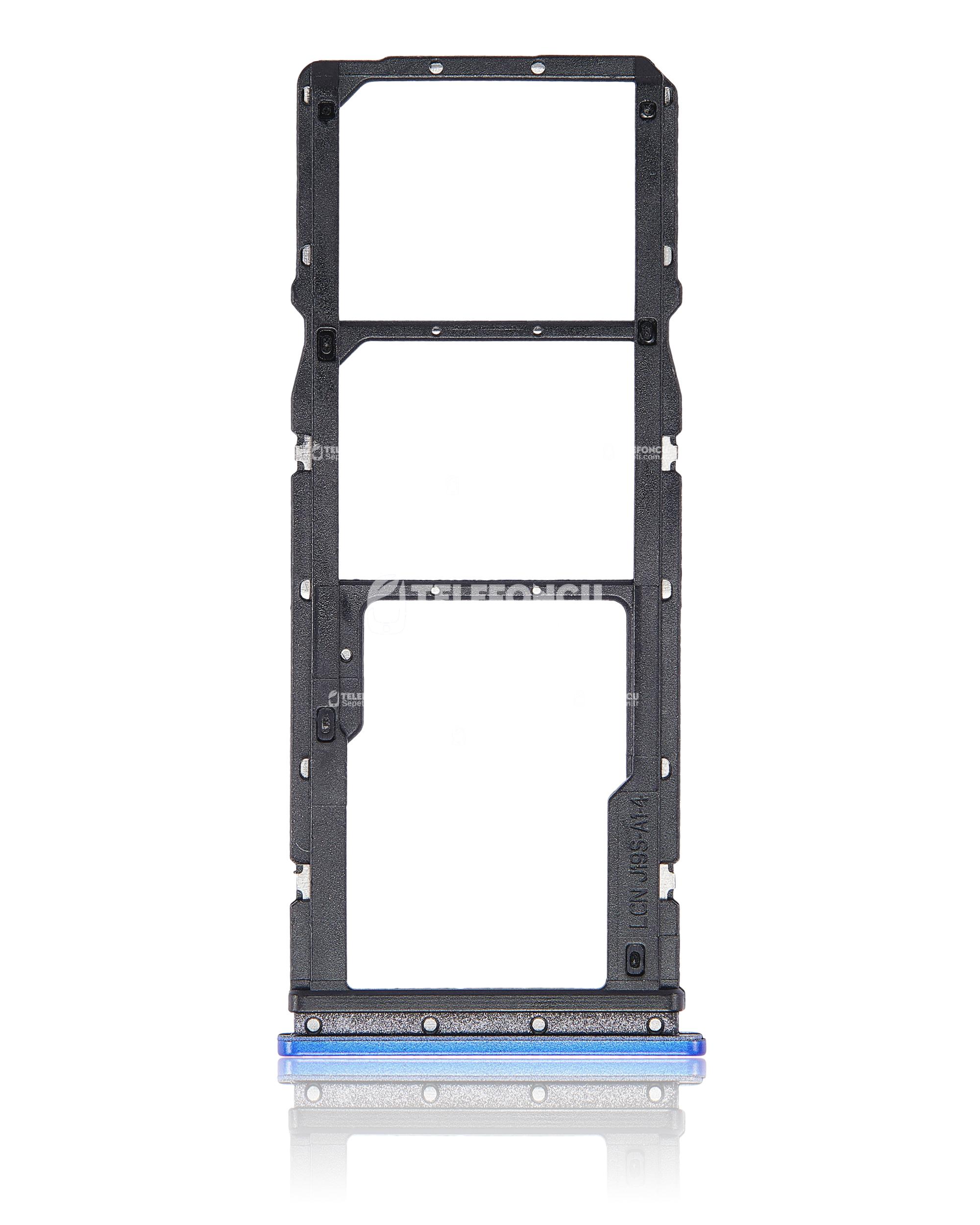 Xiaomi-Poco-M3-Ile-Uyumlu-Cift-Sim-Kart-Tepsisi-Mavi-1 Xiaomi Poco M3 İle Uyumlu Çift Sim Kart Tepsisi (Mavi) - Görsel 2