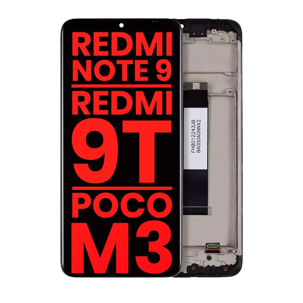 Xiaomi Poco M3 İle Uyumlu Ekran Dokunmatik Çerçeveli Orijinal (A Plus Kalite) (Tüm Renkler Uyumlu) - Görsel 2