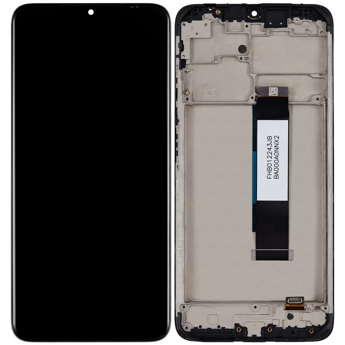 Xiaomi Poco M3 İle Uyumlu Ekran Dokunmatik Çerçeveli Orijinal (A Plus Kalite) (Tüm Renkler Uyumlu)