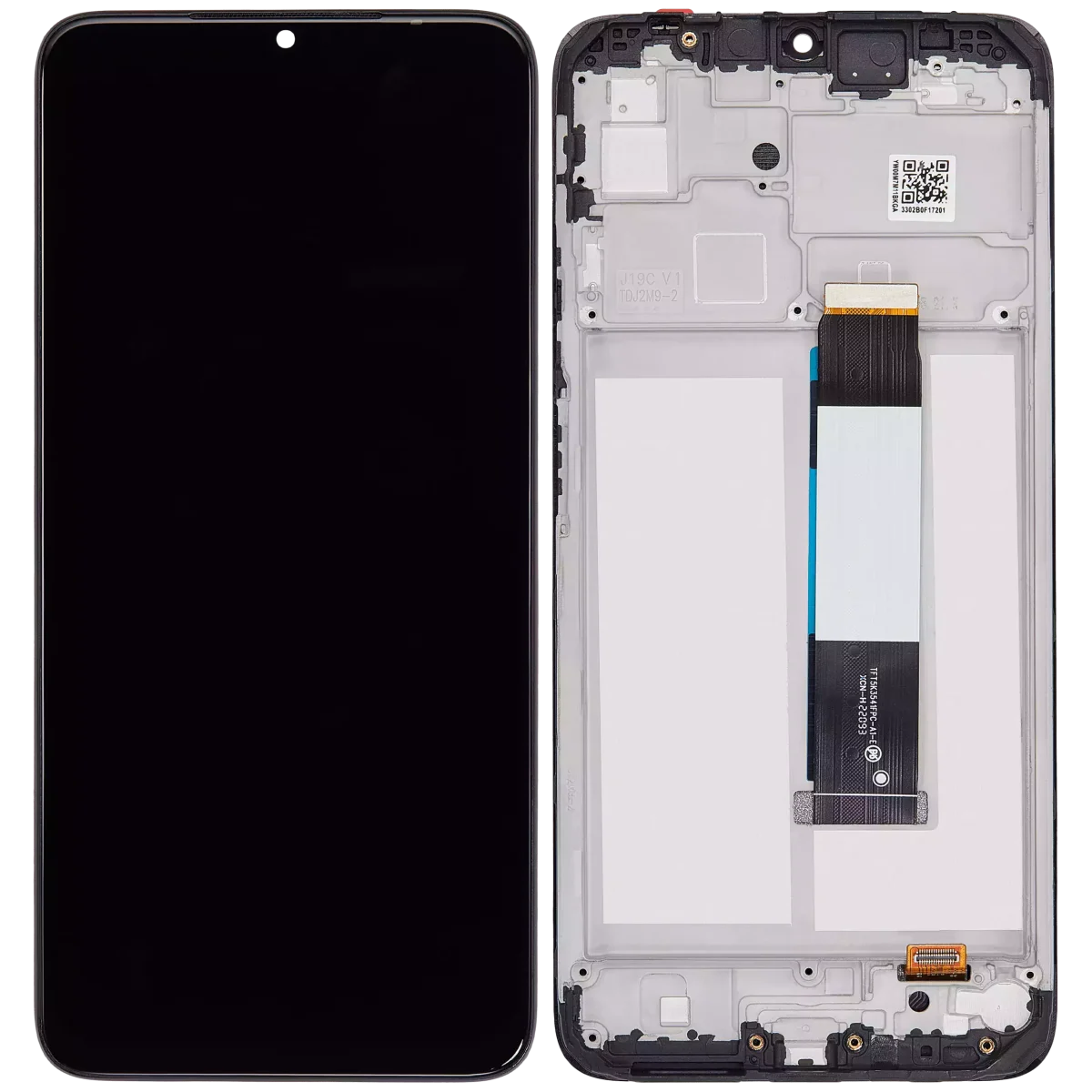 Xiaomi Poco M3 İle Uyumlu Ekran Dokunmatik Çerçeveli Orijinal (Tüm Renkler Uyumlu)