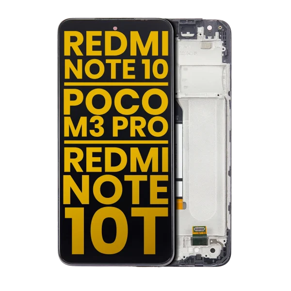 Xiaomi Poco M3 Pro 5G İle Uyumlu Ekran Dokunmatik Çerçeveli Orijinal (Tüm Renkler Uyumlu)