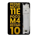 Xiaomi Poco M4 İle Uyumlu Ekran Dokunmatik Çerçeveli Orijinal (Tüm Renkler Uyumlu)