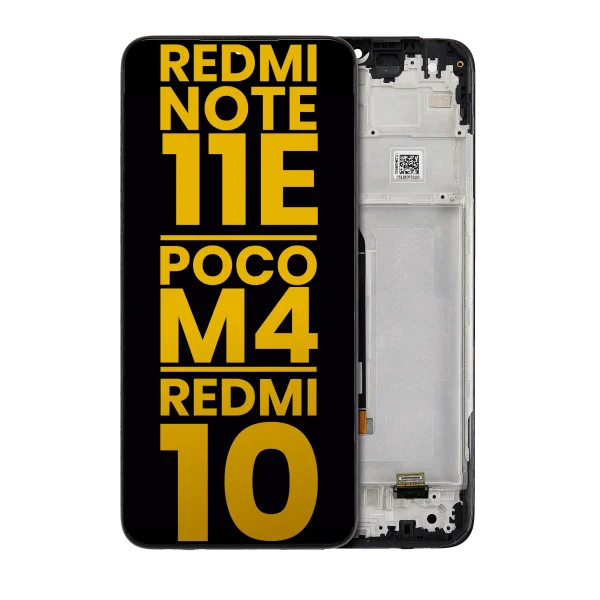 Xiaomi Poco M4 İle Uyumlu Ekran Dokunmatik Çerçeveli Orijinal (Tüm Renkler Uyumlu)