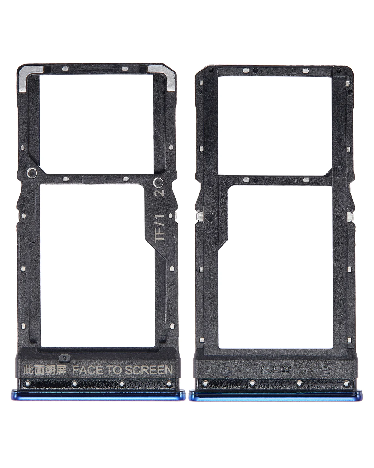 Xiaomi Poco X3 İle Uyumlu Çift Sim Kart Tepsisi (Frost Blue)