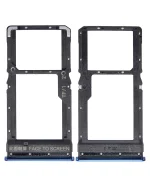 Xiaomi Poco X3 İle Uyumlu Çift Sim Kart Tepsisi (Frost Blue)