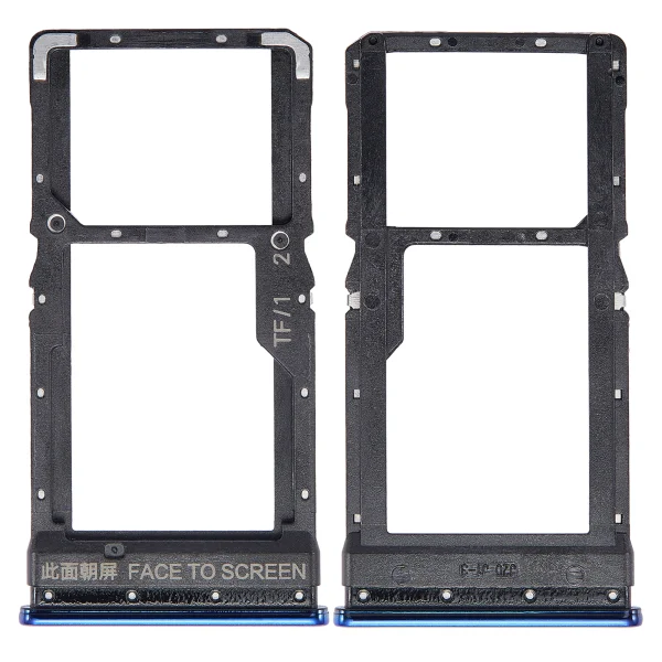 Xiaomi Poco X3 İle Uyumlu Çift Sim Kart Tepsisi (Frost Blue)
