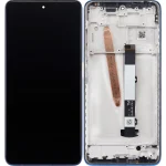 Xiaomi Poco X3 İle Uyumlu Ekran Dokunmatik Çerçeveli (Orijinal) (Frost Blue)