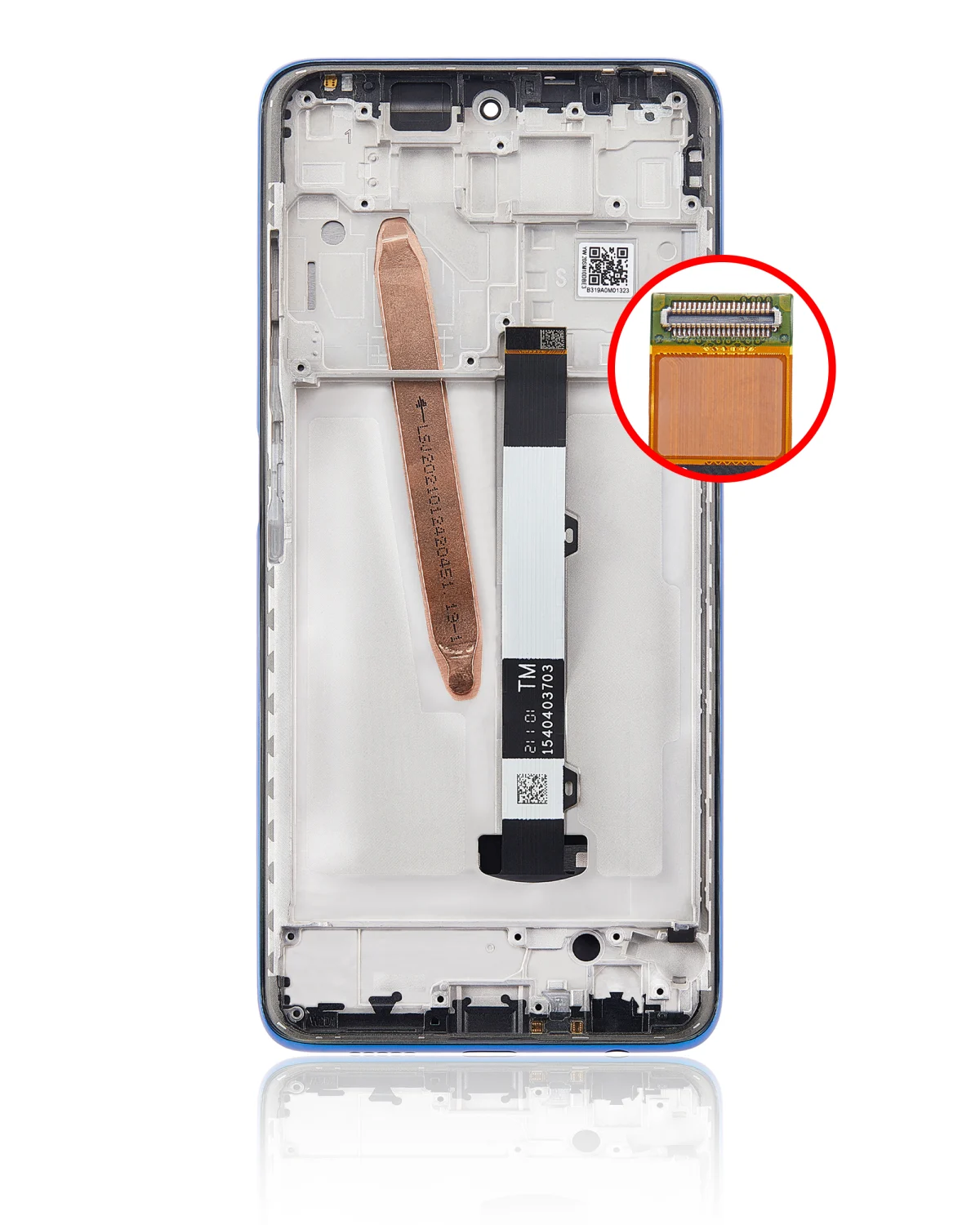 Xiaomi Poco X3 Pro İle Uyumlu Ekran Dokunmatik Çerçeveli (Orijinal) (Frost Blue) - Görsel 3