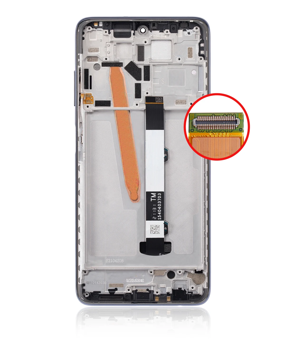 Xiaomi Poco X3 Pro İle Uyumlu Ekran Dokunmatik Çerçeveli (Orijinal) (Phantom Black) - Görsel 4