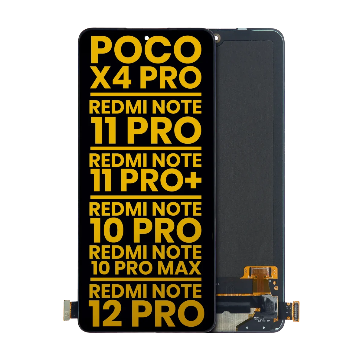 Xiaomi Poco X4 Pro 5G İle Uyumlu Çerçevesiz Orijinal Amoled Ekran - Görsel 2