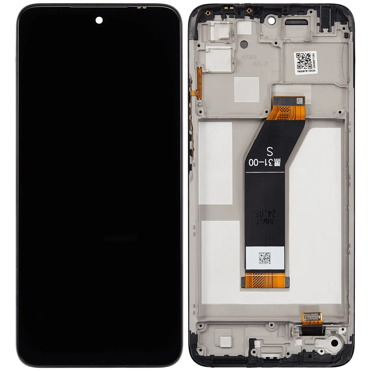 Xiaomi Redmi 10 İle Uyumlu 2022) / Redmi 10 Prime (2022) Orijinal (Tüm Renkler Uyumlu)  Çerçeveli Ekran Dokunmatik