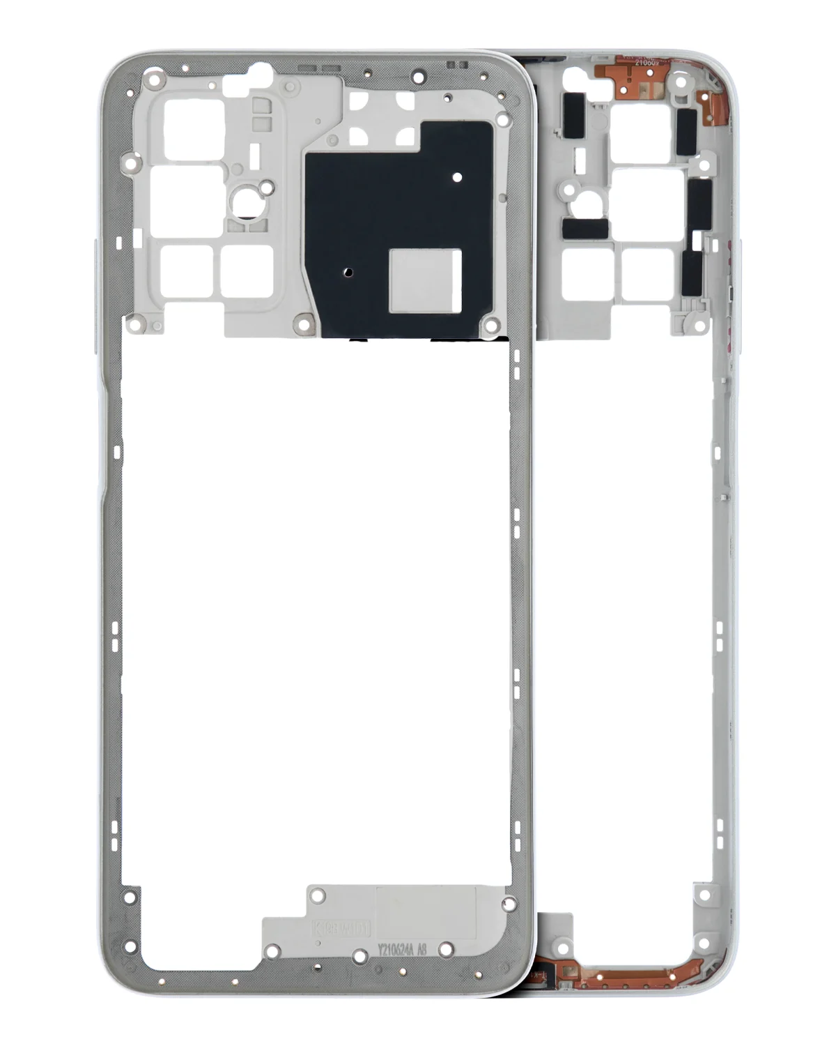 Xiaomi Redmi 10 İle Uyumlu Çakıl Beyazı)  Orta Kasası - Görsel 2