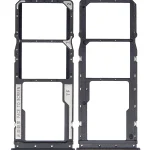 Xiaomi Redmi 10 İle Uyumlu Çift Sim Kart Tepsisi (Karbon Gri)
