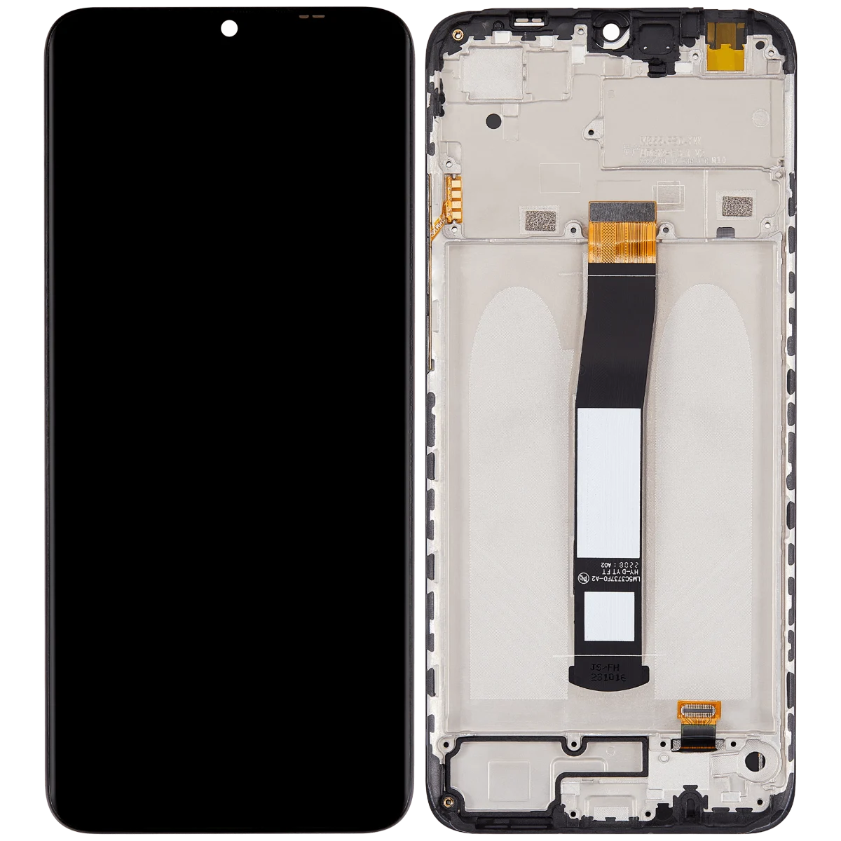 Xiaomi Redmi 10C İle Uyumlu Ekran Dokunmatik Çerçeveli (Tüm Renklerle Uyumlu)
