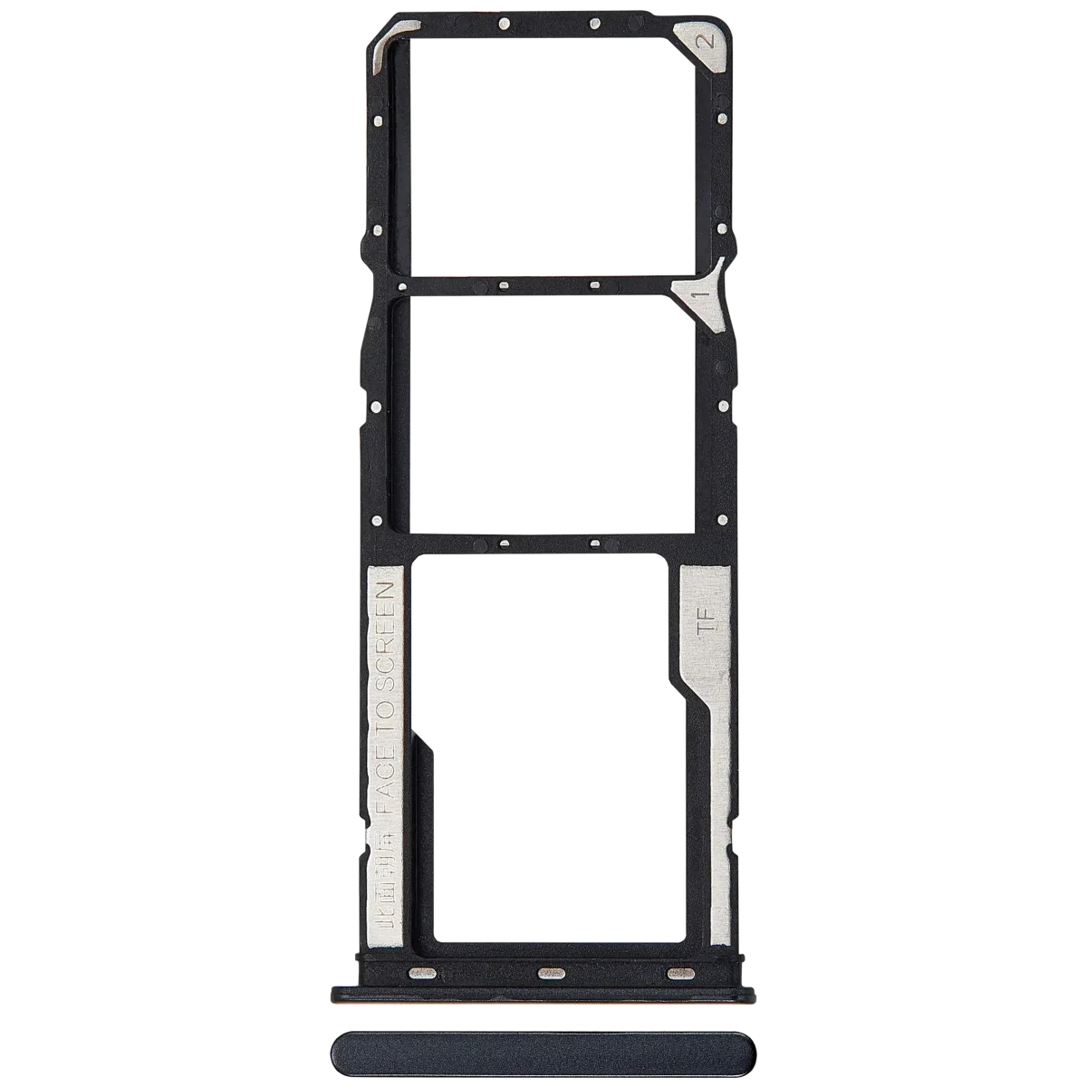 Xiaomi Redmi 10C İle Uyumlu Sim Kart Tepsisi (Grafit Gri) Servis Paket - Görsel 2