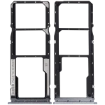 Xiaomi Redmi 10C İle Uyumlu Sim Kart Tepsisi (Krom Gümüş)
