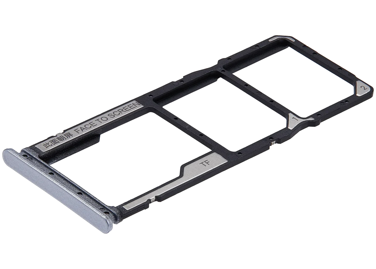 Xiaomi Redmi 10C İle Uyumlu Sim Kart Tepsisi (Krom Gümüş) - Görsel 4