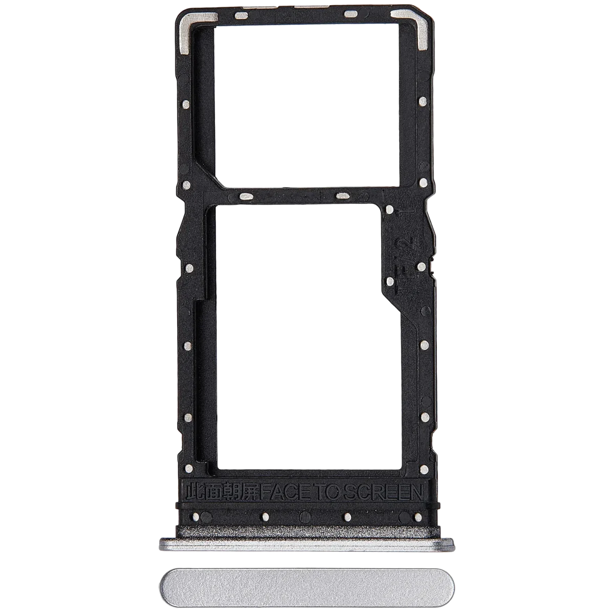 Xiaomi Redmi 12 5G İle Uyumlu Sim Kart Tepsisi (Aytaşı Gümüş) - Görsel 2