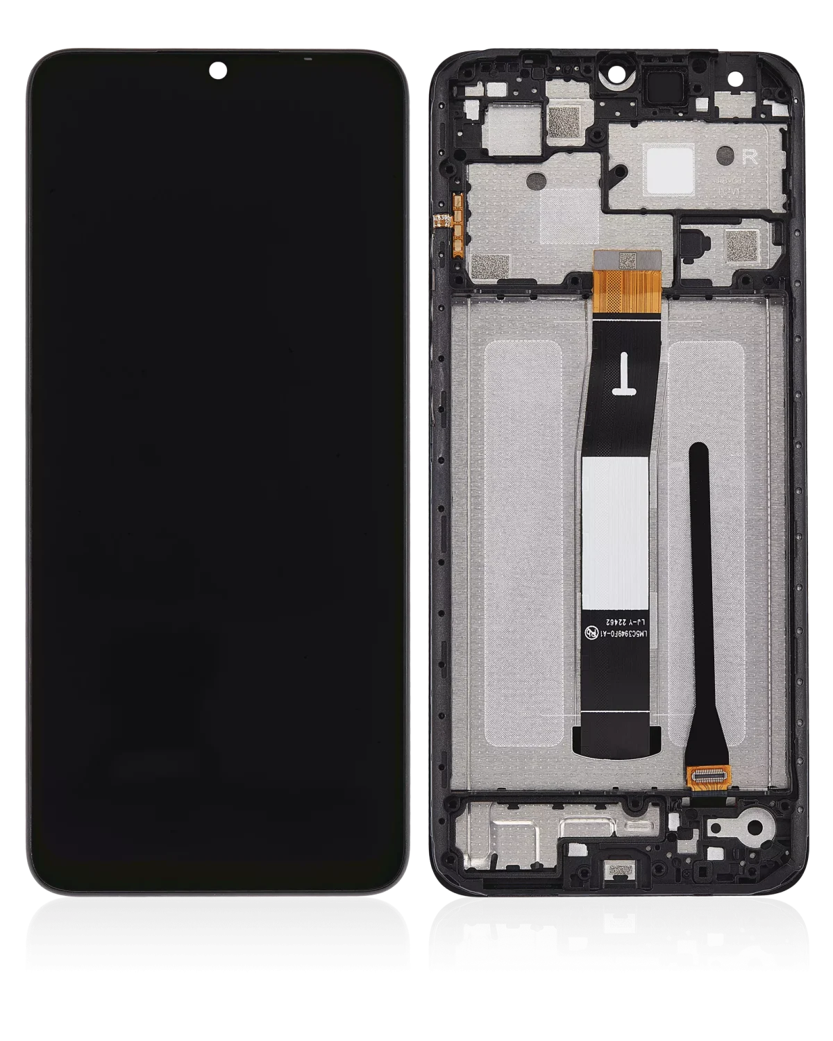 Xiaomi Redmi 12C İle Uyumlu Ekran Dokunmatik Çerçeveli (Orijinal - Tüm Renkler Uyumlu)