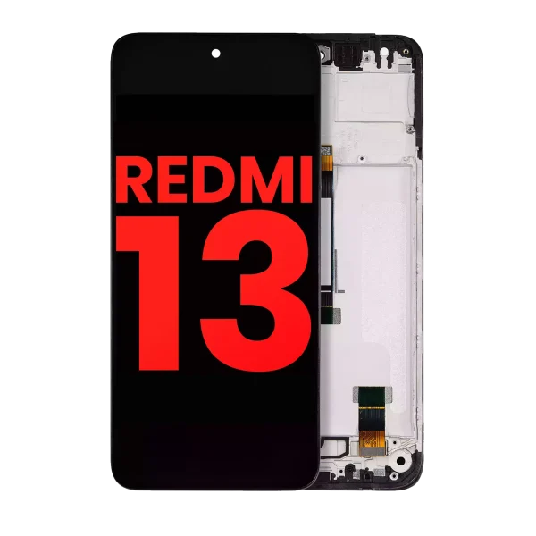 Xiaomi Redmi 13 5G İle Uyumlu Ekran Dokunmatik Çerçeveli (A Plus Kalite - Tüm Renkler Uyumlu)