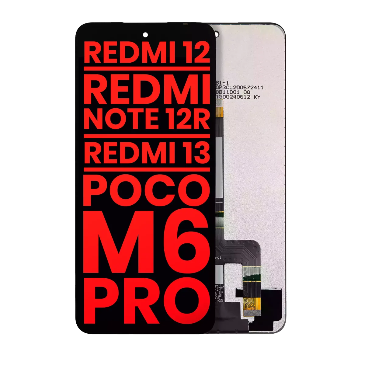 Xiaomi Redmi 13 5G İle Uyumlu Ekran Dokunmatik Çerçevesiz A kalite (Tüm Renkler Uyumlu) - Görsel 6