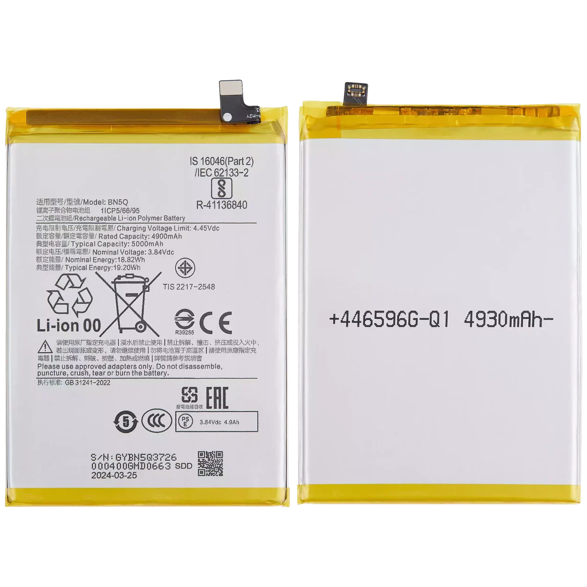 Xiaomi Redmi 13C İle Uyumlu BN5Q) Batarya Pil Orijinal
