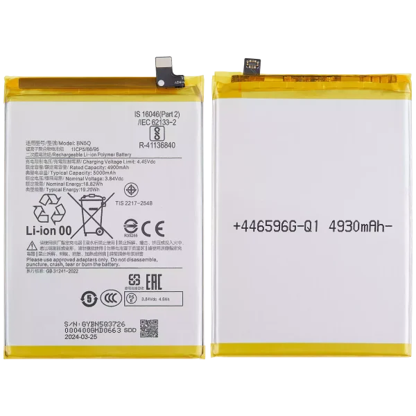 Xiaomi Redmi 13C İle Uyumlu BN5Q) Batarya Pil Orijinal
