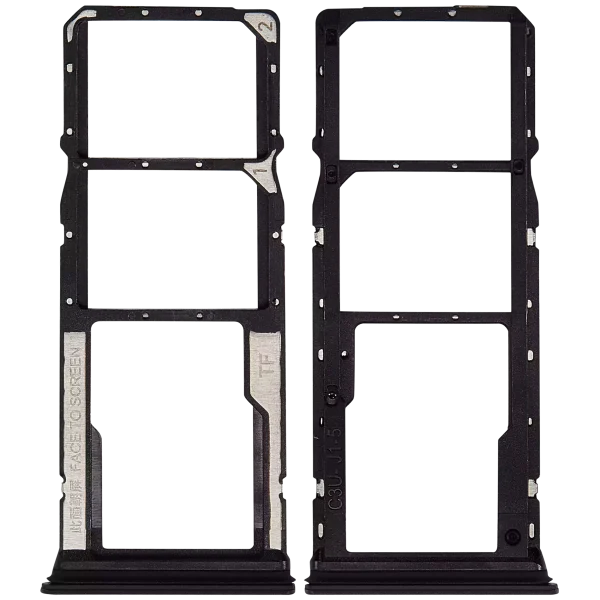 Xiaomi Redmi 13C İle Uyumlu Sim Kart Tepsisi (Gece ​​Yarısı Siyahı)