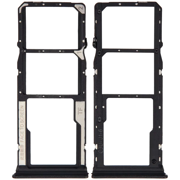 Xiaomi Redmi 13R İle Uyumlu Sim Kart Tepsisi (Siyah)