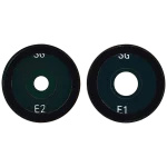 Xiaomi Redmi 14C İle Uyumlu Arka Kamera Lensi (Sadece Cam - 2 Parça Set - Adaçayı Yeşili) Orijinal - Görsel 2