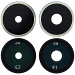 Xiaomi Redmi 14C İle Uyumlu Arka Kamera Lensi (Sadece Cam - 2 Parça Set - Adaçayı Yeşili) Orijinal